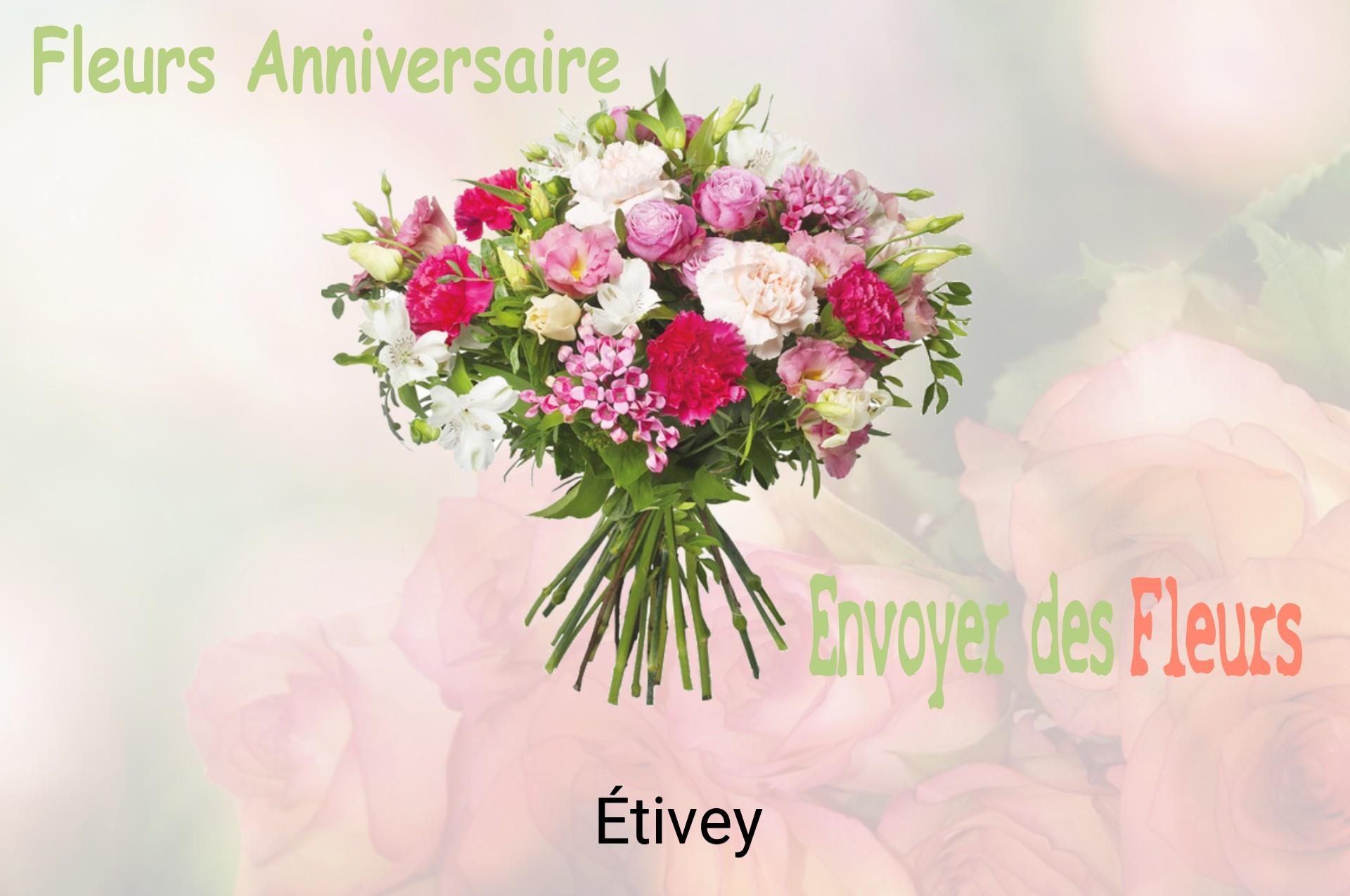 Bouquet de fleurs d’anniversaire livré à Étivey