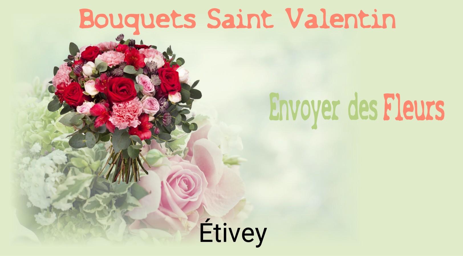 Roses de Saint-Valentin livrées à Étivey
